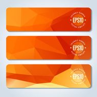 Abstract vector header banners N159