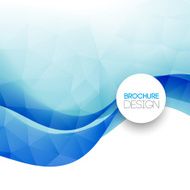 Abstract colorful blue line vector background N3