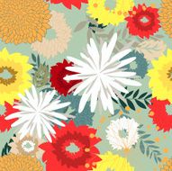 Seamless Floral Pattern N873
