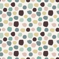 Seamless background with abstract dots spots