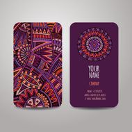 Vector template business cards N5