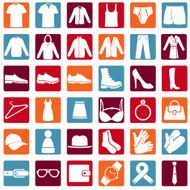 Vector Set of Wear Icons N14