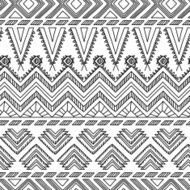 Ethnic ornamental textile seamless pattern N49