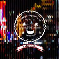 abstract colorful stripe style city night background