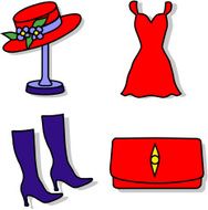 dress shopping icons N2