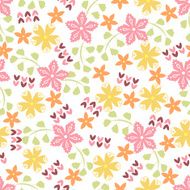 Seamless Floral Pattern N874