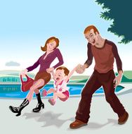 family day go to a park N2