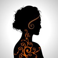Beautiful Woman Silhouette N46