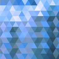 abstract blue triangle pattern background N2