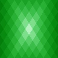Abstract Green Diamond Shaped Flare