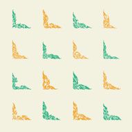 Thai Design Motifs Set 1 - Color Series