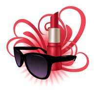 Fashion Makeup With Sunglasses
