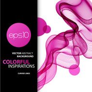 Abstract smoky waves background Template brochure design N44