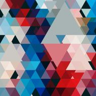 abstract vector colorful triangle pattern background N4