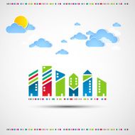 Abstract city background N5