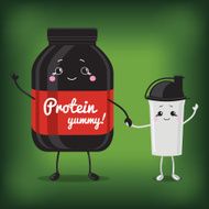 Cute Jar Sport Nutrition and Shaker N3