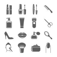 Beauty and makeup icons