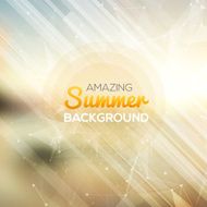 Summer abstract background template poster N3