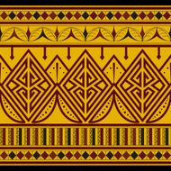 Tribal Seamless Pattern Ethnic Vector Background N36