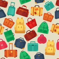 Seamless pattern with luggage N2