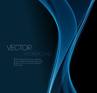 Smooth wave stream line abstract header layout Vector illustration N48