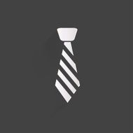 Hipster tie icon N8