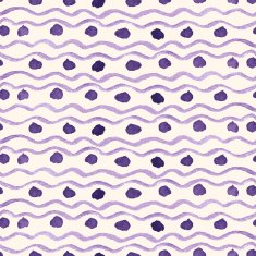 Abstract seamless ethnic pattern painted with watercolors N5