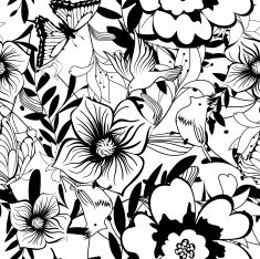 Seamless Floral Pattern N848