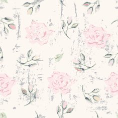 grungy floral seamless pattern N2