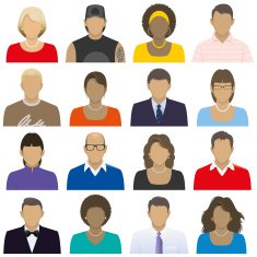 People icons set N7