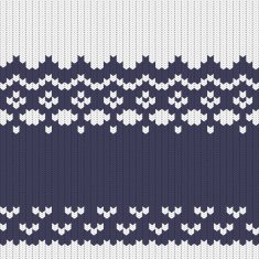 Knitted sweater seamless pattern