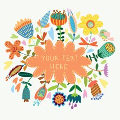 Beautiful floral background N26