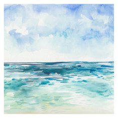 Watercolor Sea background N5