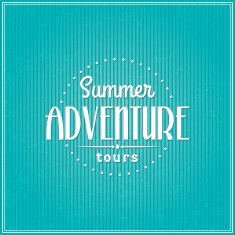 Retro elements for Summer calligraphic designs N5