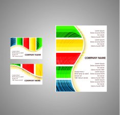Vector abstract business template