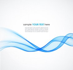 Abstract colorful blue vector waved background N4