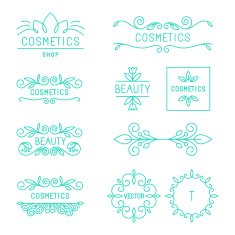 Vector Beauty and Cosmetics Logos N2