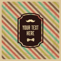 Vintage Background with Hipster Label N2