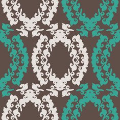Abstract seamless floral pattern N66
