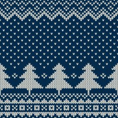 Winter Holiday Seamless Knitting Pattern N11