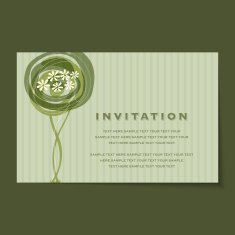 Beautiful vintage invitation cards layouts N40
