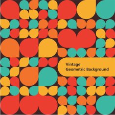 Geometric Vintage Background