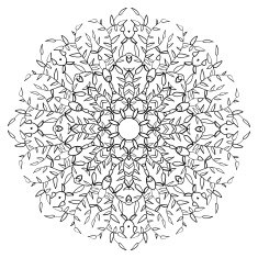 Vintage leaf black ornament background N3