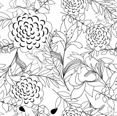 Seamless Floral Pattern N852