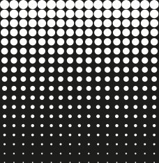 Abstract background black halftone vector