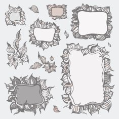 Set of ornamental frames N5