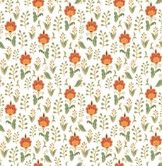 Seamless floral vector pattern in turkish style N6