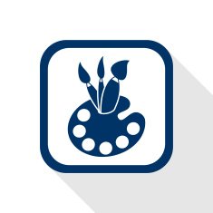 palette flat icon N2