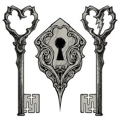 Scratched Keys & Keyhole N2