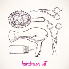 Set with accessories hairdressing - 2 N2